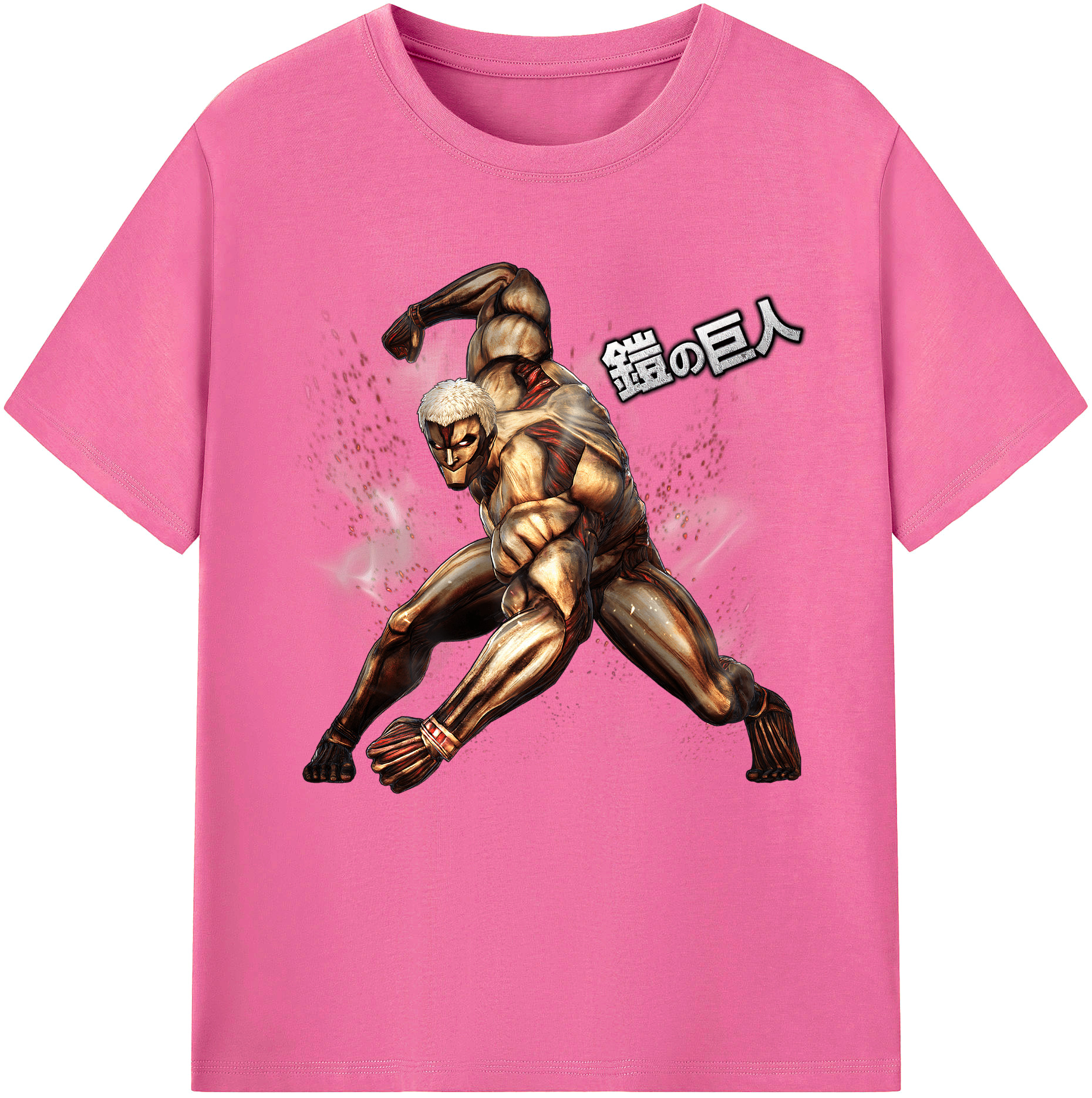 （画像用） 進撃の巨人 Attack on Titan レディースカジュアルプリントTシャツ（綿100％）